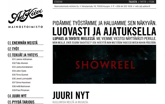 Siyah ve beyaz zerafeti: 25 çarpıcı site tasarımı! - Resim: 12