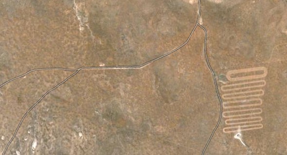 Google Maps'deki 10 etkileyici "ekin çemberi" - Resim: 6