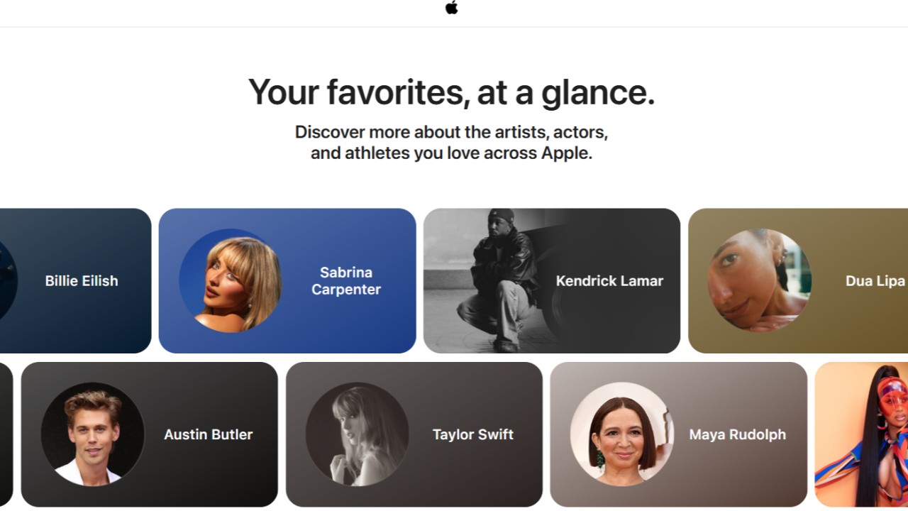 Apple'ın Yeni Sitesi: Ünlü İsimlerin Apple Servislerinde Nerede Bulunduklarını Keşfedin