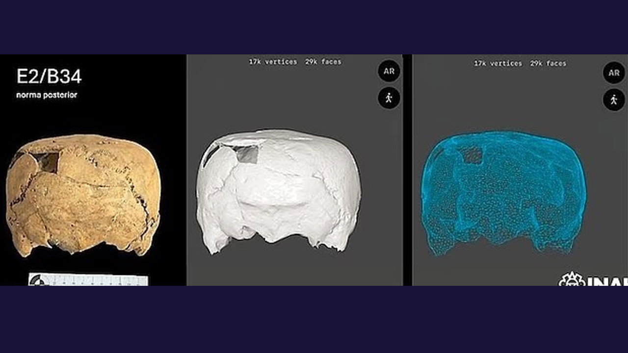 Meksika'da akıl almaz keşif: 1.400 yıllık küp kafatasının sırrı çözüldü