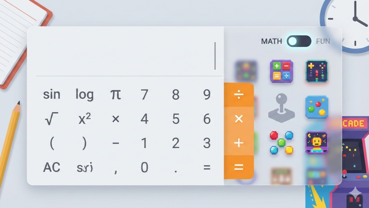 Öğretmeniniz bu sitenin gerçek yüzünü görmesin! Sadece hesap makinesi değil!