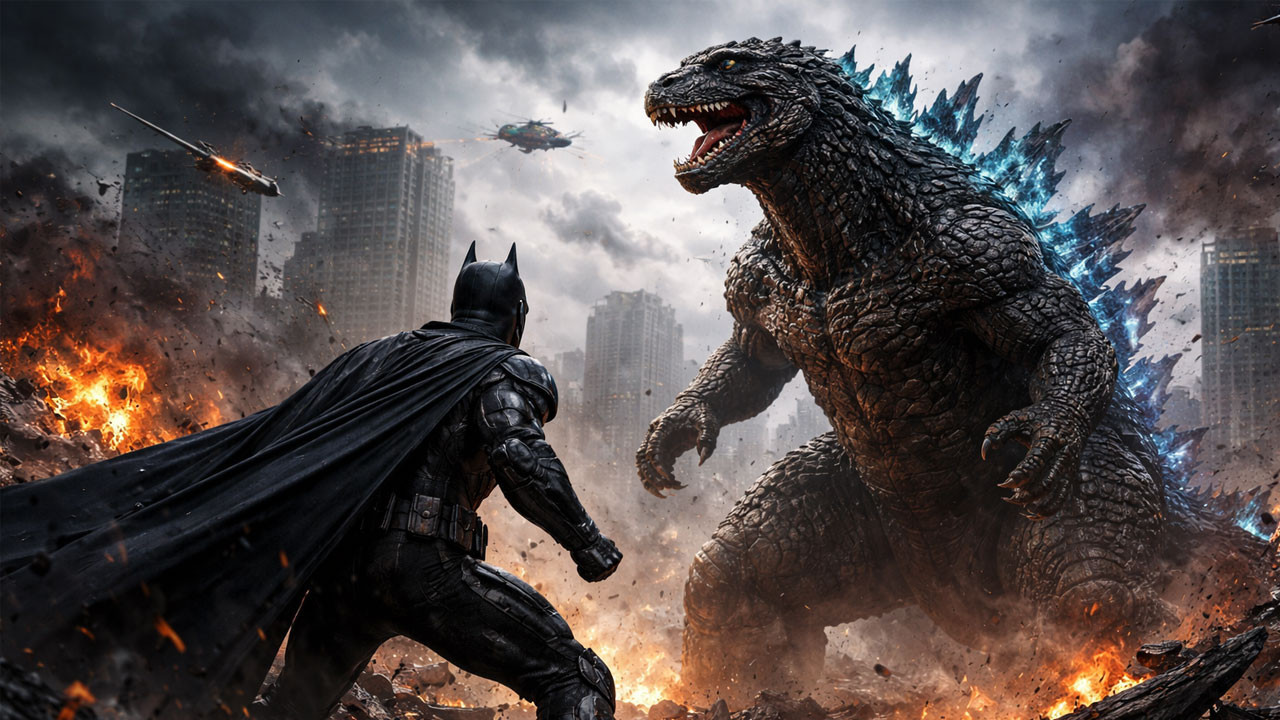 Sinema tarihinin en tuhaf kesişimlerinden biri: Batman vs. Godzilla