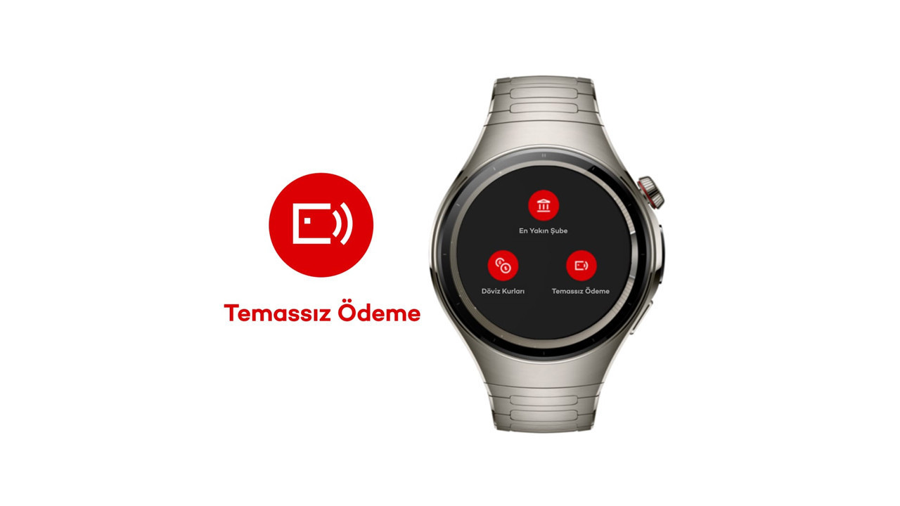 Huawei Watch GT serisi Akbank ödeme ekosistemine dahil edildi
