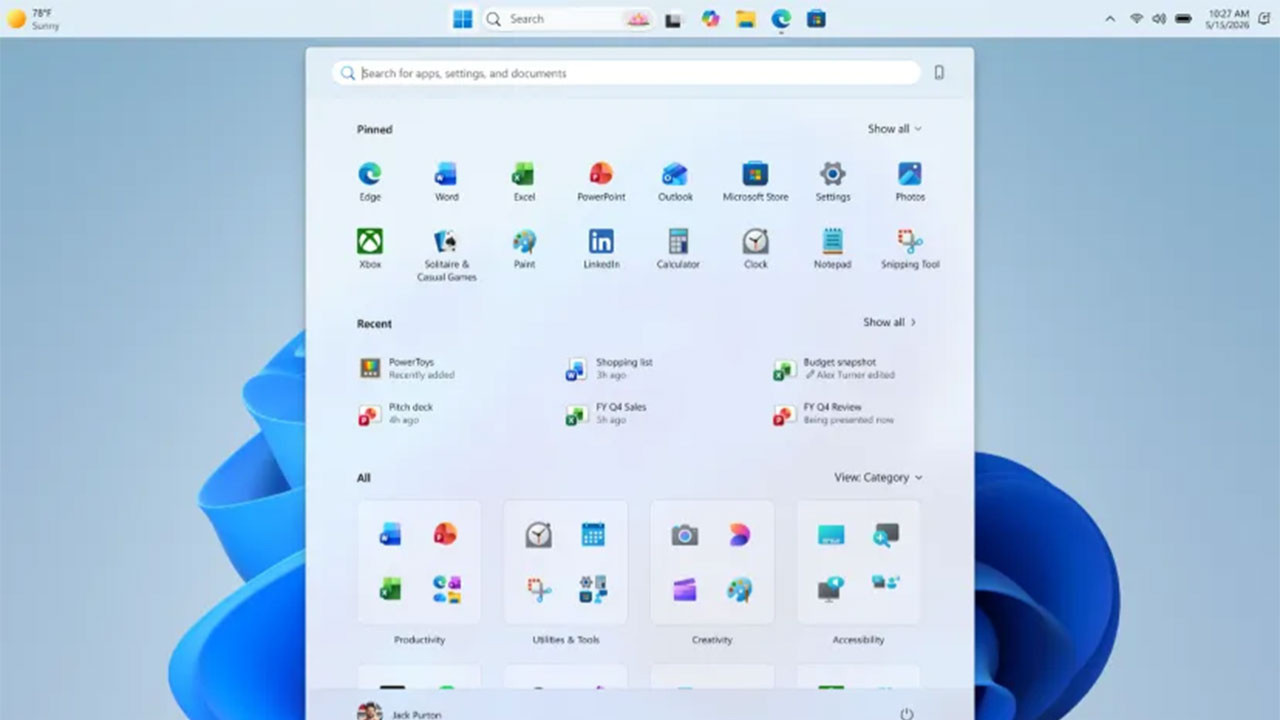Windows 11'in giderek "devleşen" Başlat menüsü için beklenen adım geldi