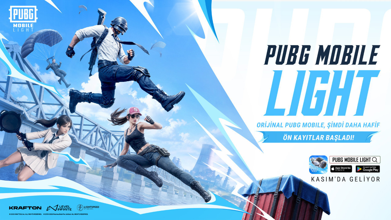 PUBG MOBILE’ın daha az depolama alanı kullanan yeni sürümü LIGHT için ön kayıt dönemi başladı