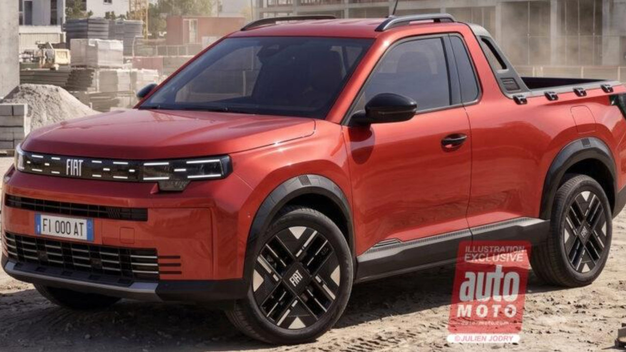 46 yıllık Fiat Panda hiç böyle görünmedi: Pickup versiyonu geliyor