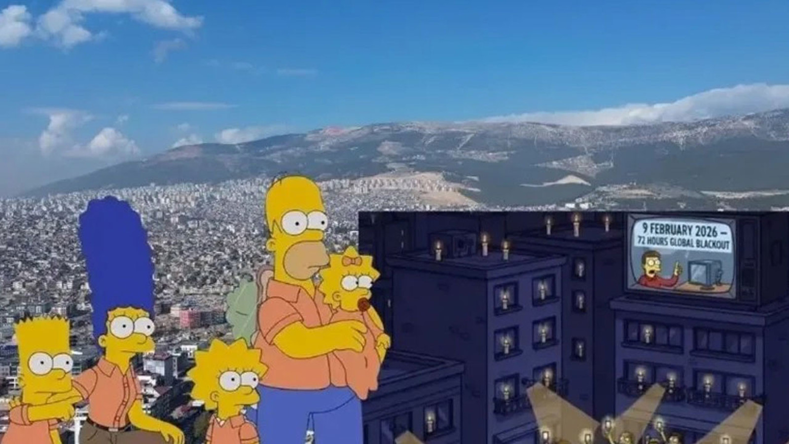 72 saatlik elektrik kesintisi iddiası: Simpsons'ın 9 Şubat kehaneti gerçek mi?