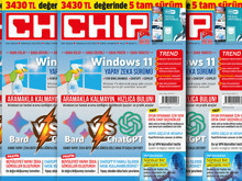 En güncel teknoloji konuları ile dolu CHIP bu ay 3430 TL değerinde tam sürüm yazılım hediyeli!