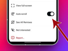 Reels izlerken parmağınızı bile kaldırmayın: Instagram otomatik kaydırmayı test ediyor