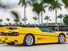 Sadece iki tane var: 1995 model Sarı Ferrari F50, Dünya’nın en pahalı Ferrari’si oldu