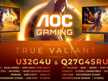 AGON by AOC, 320 Hz yenileme hızına sahip Q27G4SRU ve Dual Frame’li U32G4U monitörlerini piyasaya sürdü