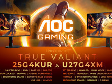 AGON by AOC'den iki yeni monitör: HDR1000 MiniLED çok yönlülük ile 420Hz espor hızı bir arada