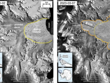 Antarktika'da 2 ayda şoke eden hız: Hektoria buzulu 8 kilometre eridi