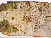 Amerika Kıtası’nı gösteren ilk harita, bir eskicide ortaya çıktı