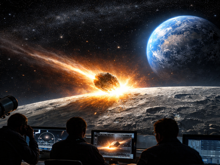 2032’de Ay’a çarpabilir: Bu durumda patlama Dünya’dan görülecek