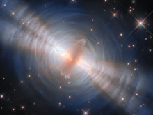 Hubble’dan büyüleyici veda: Ölmekte olan bir yıldızın son nefesi görüntülendi