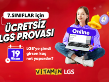 Sebit'ten öğrenciler için ücretsiz online LGS deneyimi