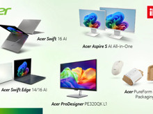 Acer'ın yapay zeka destekli bilgisayarları tasarım ödülü
