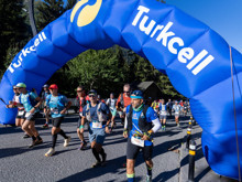 Rize’deki uluslararası ultra maratonda sporcular 5G ile takip edildi