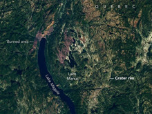 Google Maps'te kamp yeri arıyordu, 390 milyon yıllık göktaşı krateri buldu