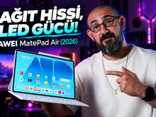Kağıt hissini OLED ekranla birleştiren yaratıcı çalışma arkadaşı | HUAWEI MatePad Air (2026) inceleme