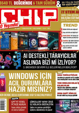 Yoksa CHIP'in çok özel hediyelerle dolu 30. yıl sayısını hala almadınız mı?