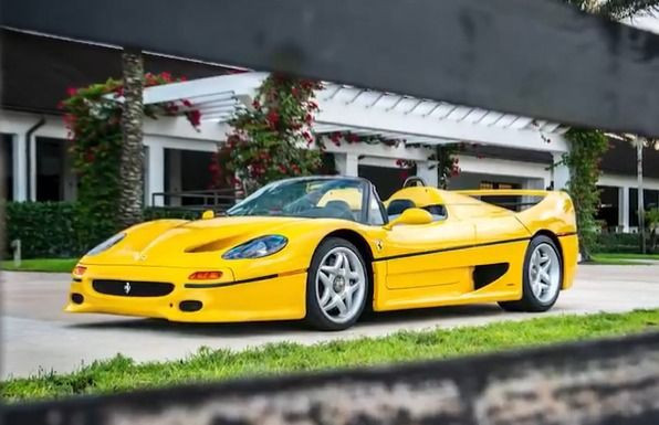 Sadece iki tane var: 1995 model Sarı Ferrari F50, Dünya’nın en pahalı Ferrari’si oldu - Resim: 2