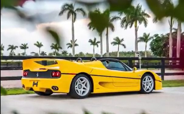 Sadece iki tane var: 1995 model Sarı Ferrari F50, Dünya’nın en pahalı Ferrari’si oldu - Resim: 1