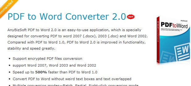 PDF'leri Word formatına çevirin - Resim: 1