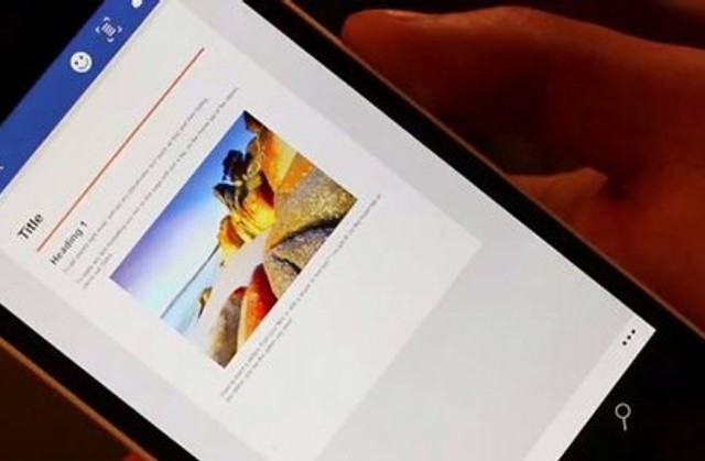 İşte Windows 10'un telefon sürümündeki Word!