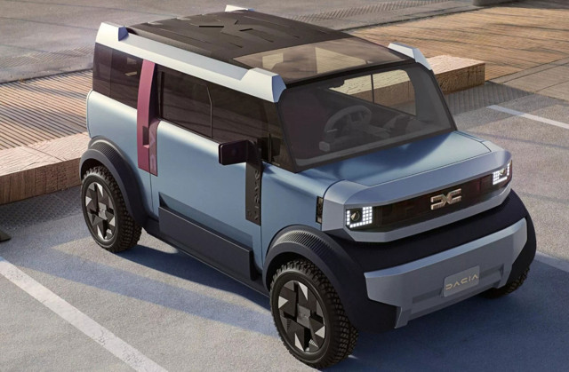 Kutu gibi elektrikli SUV: Dacia Hipster konsept modeli tanıtıldı