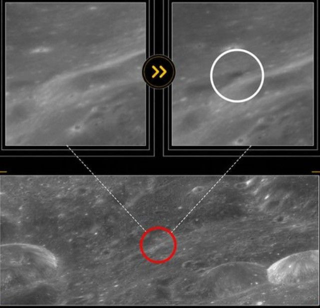 SpaceX roketinin parçası Ay'a çarptı: Yüzeyde yeni bir krater oluştu - Resim: 3