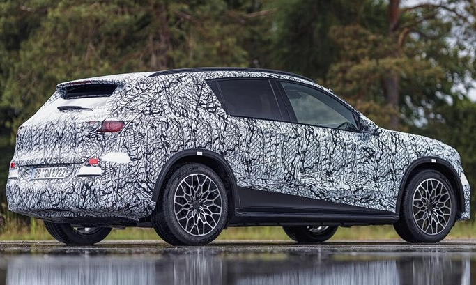 Elektrikli Mercedes GLC'nin detayları gizlenerek ilk kez paylaşıldı - Resim: 2