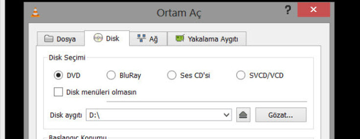 Windows 8'de DVD veya Blu-Ray'leri oynatın!