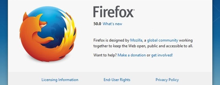 Firefox 50 Yayınlandı, İşte Yenilikleri!