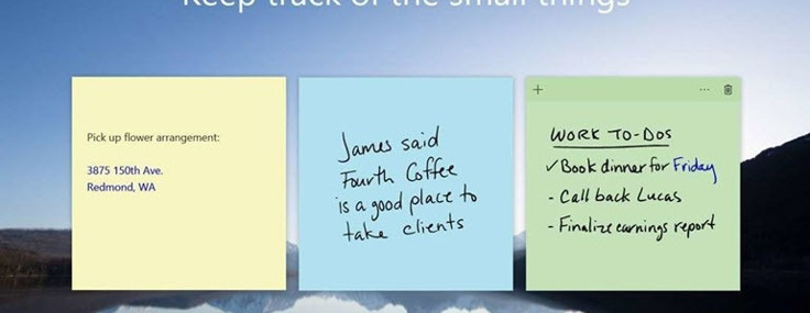 Windows 10'un Sticky Notes'u Güncellendi!