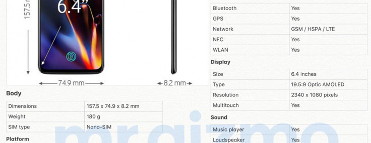 OnePlus 6T Sızıntısı Tüm Detayları Ortaya Döktü!