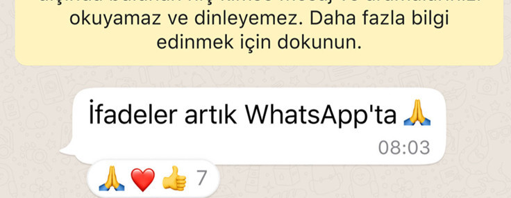 WhatsApp’ta beklenen güncelleme nihayet yayınlanmaya başlandı, ifadeler özelliği gerçek oldu