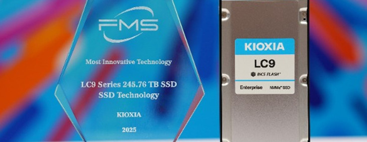 KIOXIA, FMS 2025'te 245,76 TB kapasiteli SSD'si ile ödül aldı