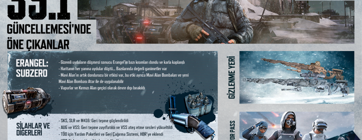 PUBG: BATTLEGROUNDS'a kış geldi: Erangel: Subzero, Balenciaga iş birliği ve yeni mod