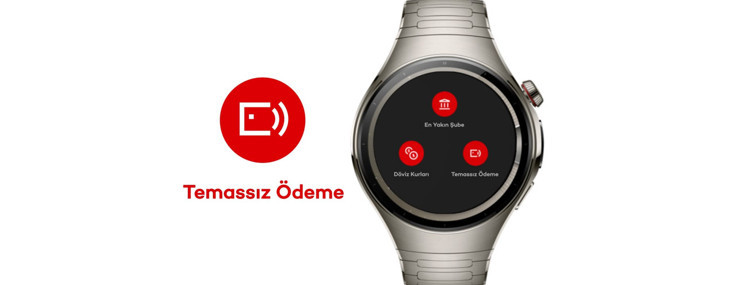 Huawei Watch GT serisi Akbank ödeme ekosistemine dahil edildi