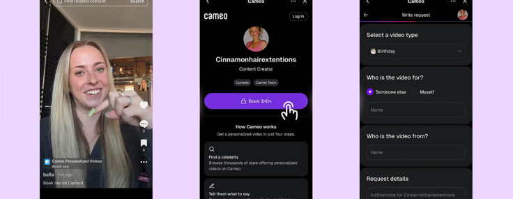 TikTok içerik üreticilerine yeni gelir kapısı: Cameo entegrasyonu başladı