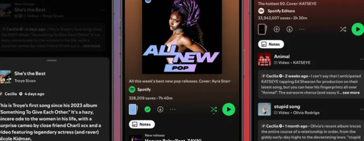 Spotify'a gelen yeni özellik şarkıların yanına anılarınızı da ekliyor