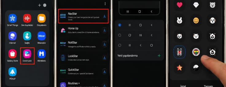Galaxy telefonunuzda Home tuşunu takımınızın logosuna dönüştürebilirsiniz