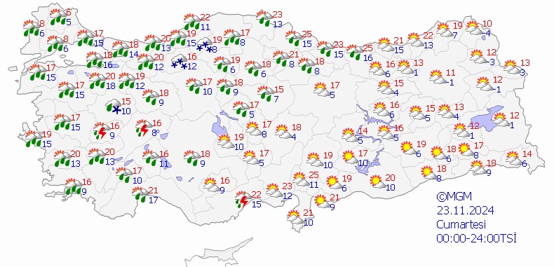 Meteoroloji haritalarında kar göründü: 5 günlük tahminler - Resim: 2