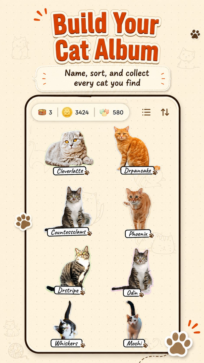 CatchCat ile gerçek dünyayı dev bir kedi oyununa çevirin! - Resim: 2