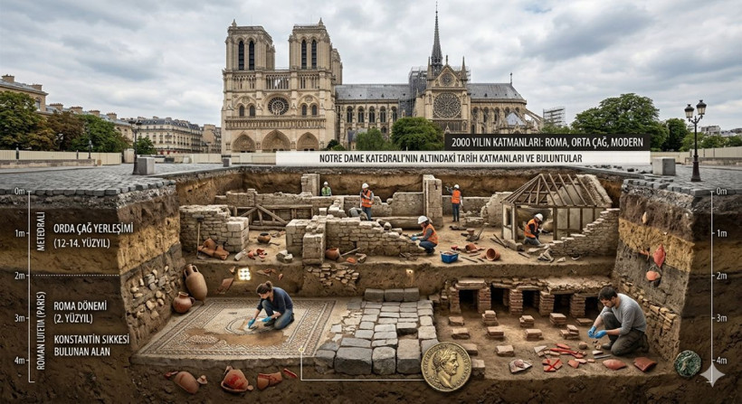 Notre Dame’ın altında ne var? Paris’in hafıza kartı bulundu - Resim: 3
