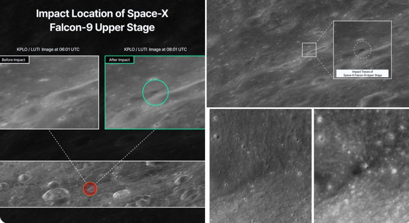SpaceX roketinin parçası Ay'a çarptı: Yüzeyde yeni bir krater oluştu - Resim: 4