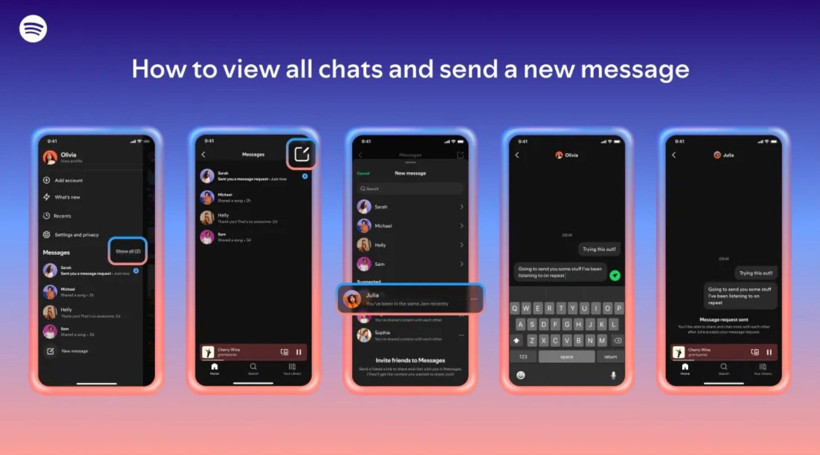 Spotify’a sohbet özelliği geldi: Kimlerle mesajlaşabilirsiniz? - Resim: 2