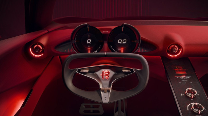 Alfa Romeo Cuorerosso’nun kırmızı boyası bakış açısına göre siyaha dönüyor - Resim: 4